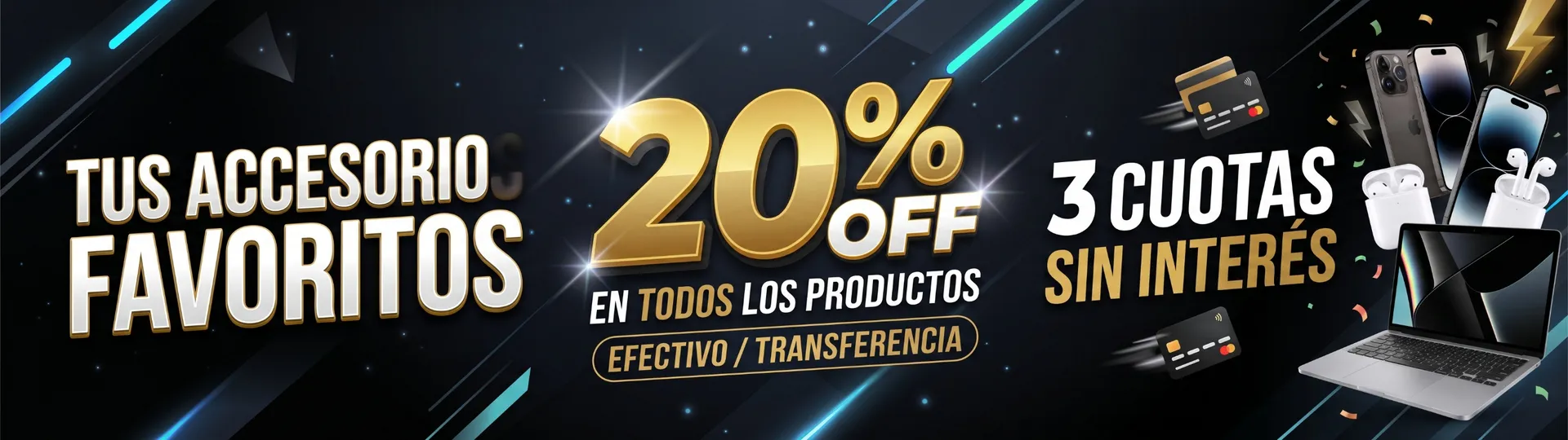 20%OFF Efectivo/Tranf.