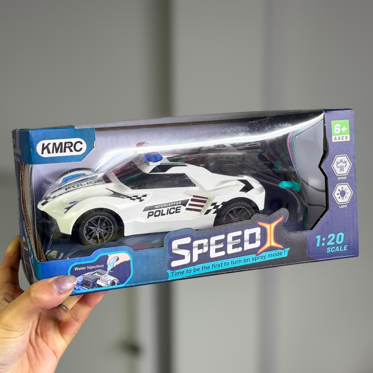 AUTO CON CONTROL LANZA HUMO - imagen 1