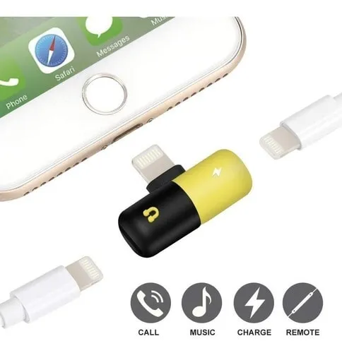 SPLITTER LIGHTNING IPHONE CARGA+AURICULAR