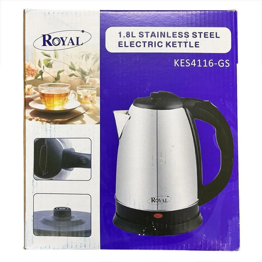 PAVA ELECTRICA ROYAL 1,8L SIN CORTE miniatura 3