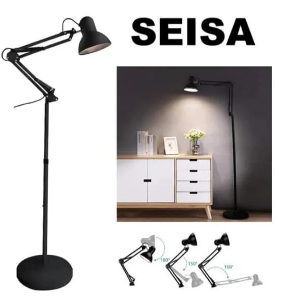 LAMPARA DE PIE METALICA CON BRAZO FLEXIBLE SEISA MT-331 - imagen 1