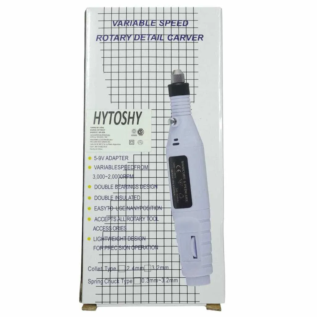 TORNO ELECTRICO MANICURA HYTOSHY miniatura 2