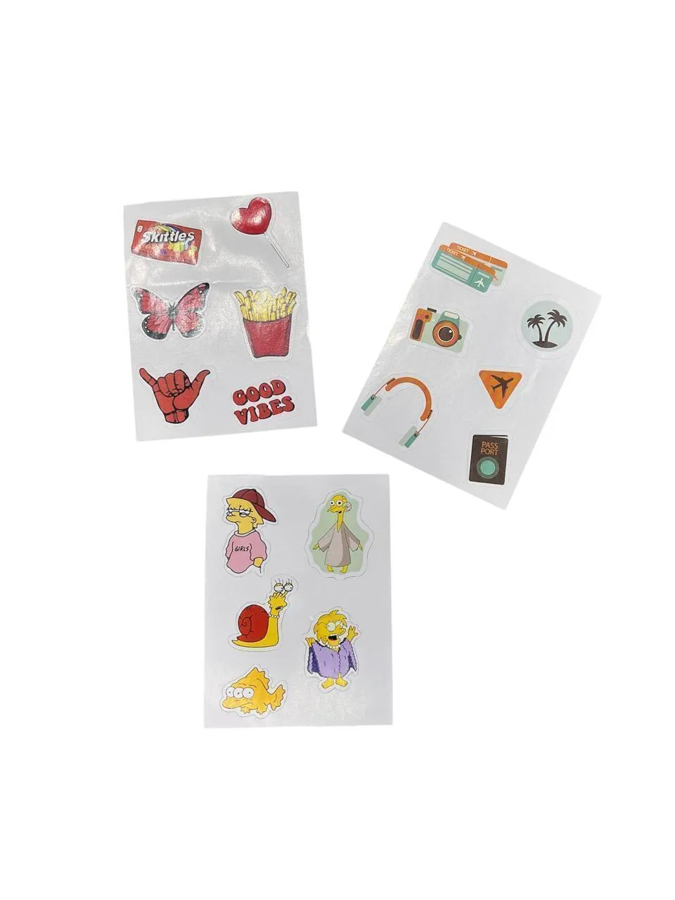 STICKERS CON DISEÑOS LAMINA CHICA - imagen 1