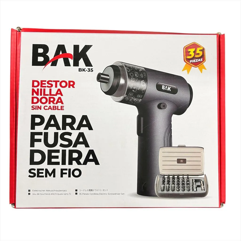 DESTORNILLADOR INALAMBRICO BAK BK-35 miniatura 3