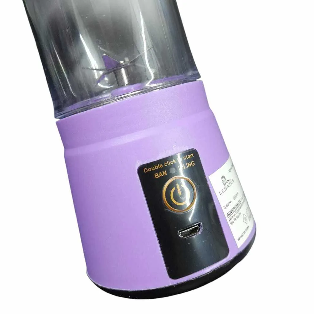 LICUADORA PORTATIL RECARGABLE 380ml HM-03 miniatura 3