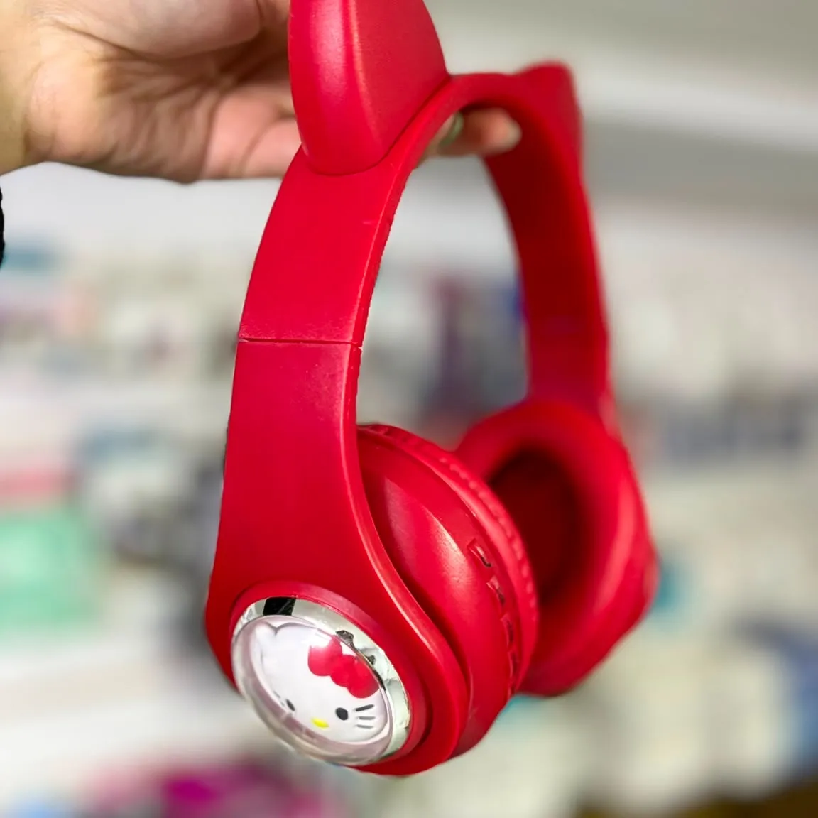 AURICULAR VINCHA KITTY INALAMBRICO AH-803Y miniatura 2