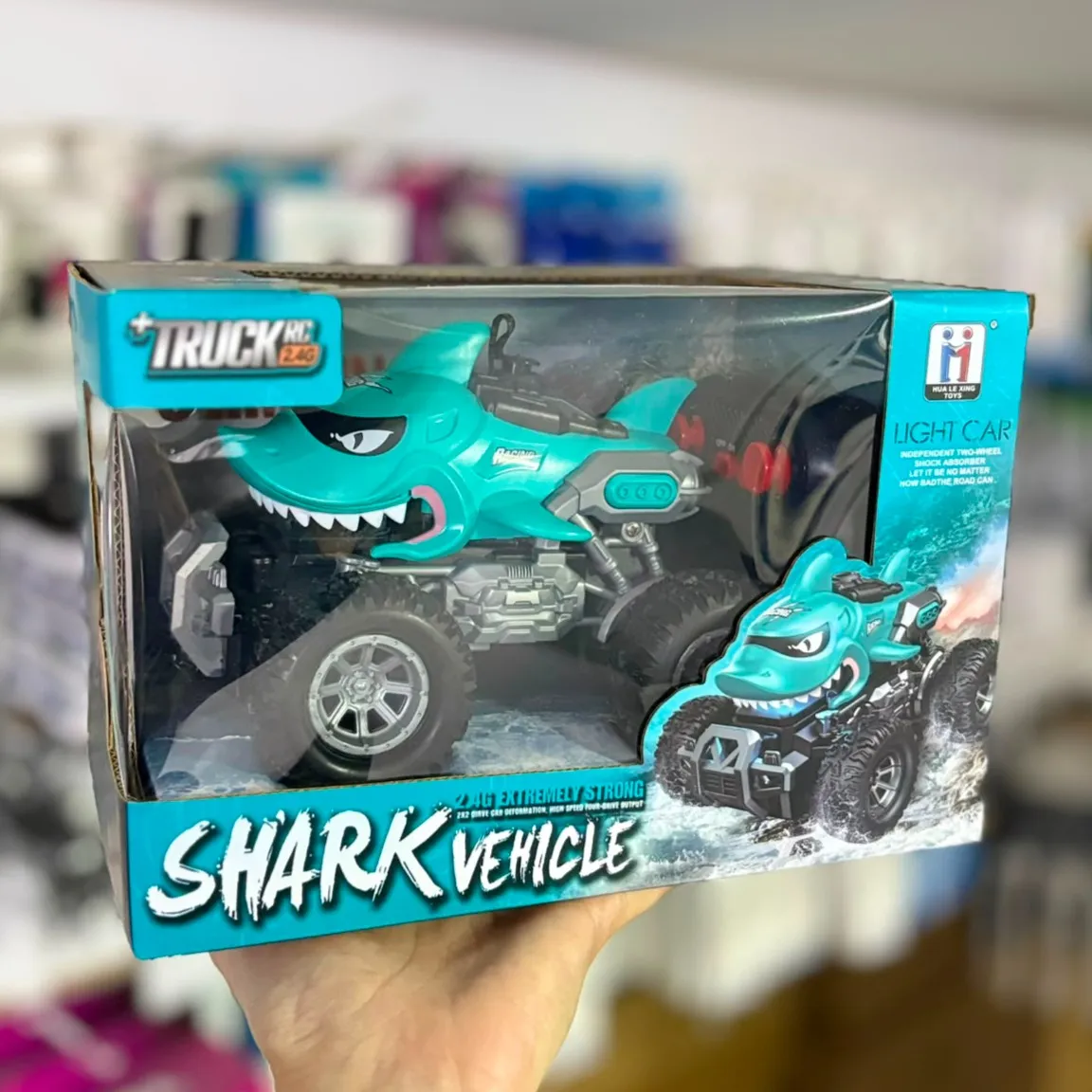 AUTO TIBURON CON CONTROL REMOTO CX-81 miniatura 2