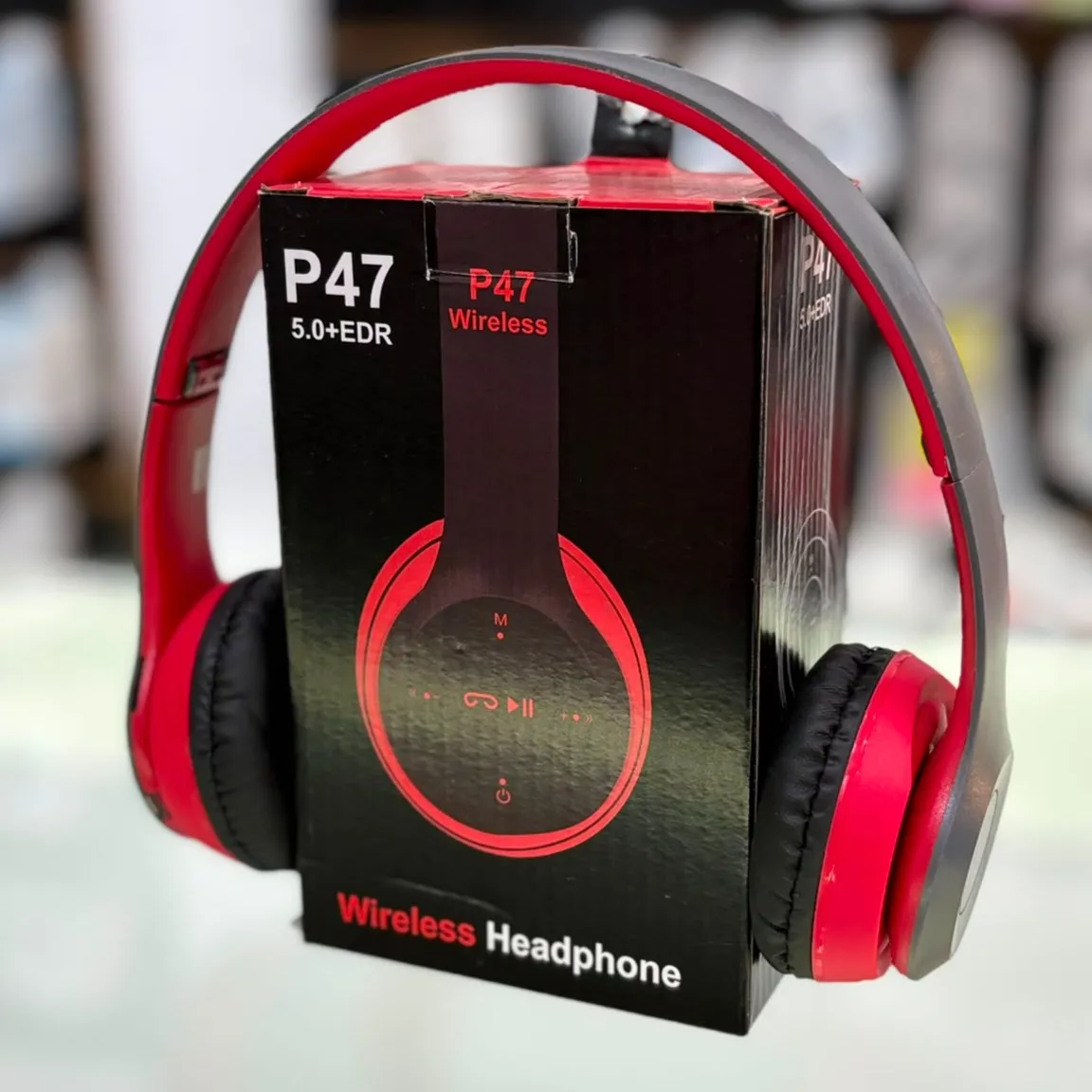 AURICULAR VINCHA BLUETOOTH P47 miniatura 2
