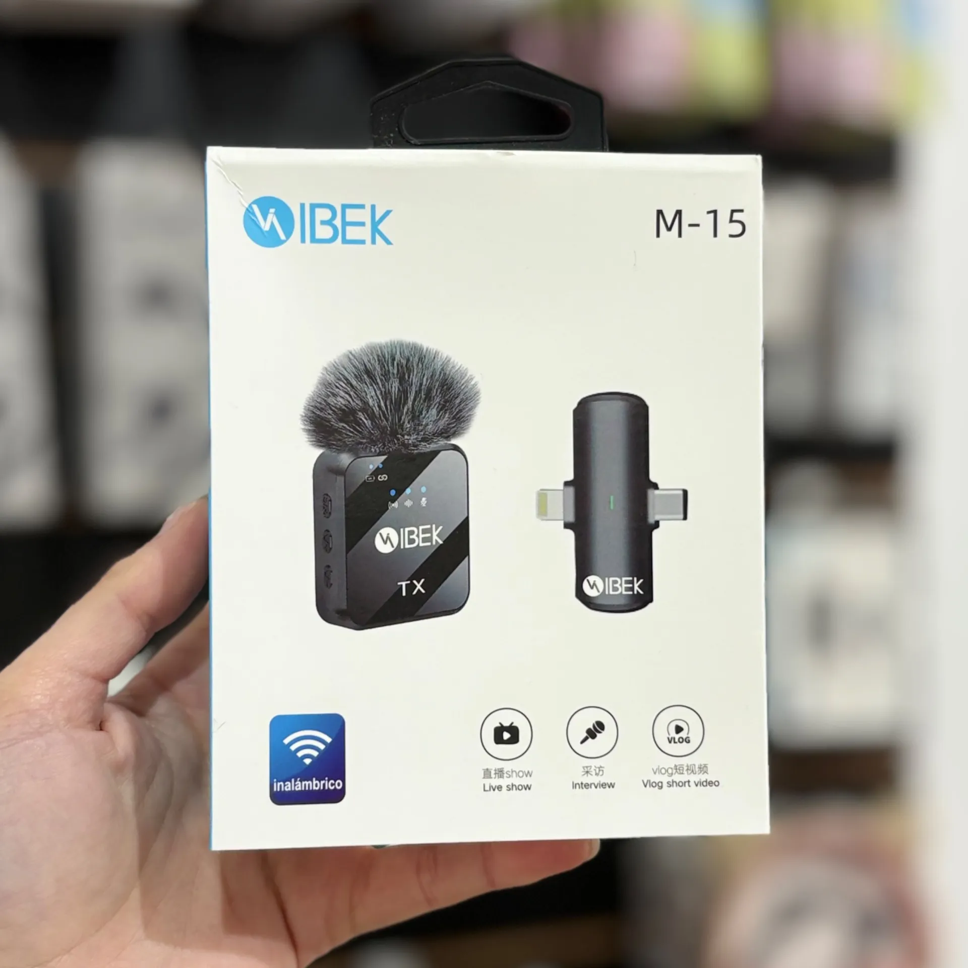 MICROFONO CORBATERO X1 IBEK IPHONE