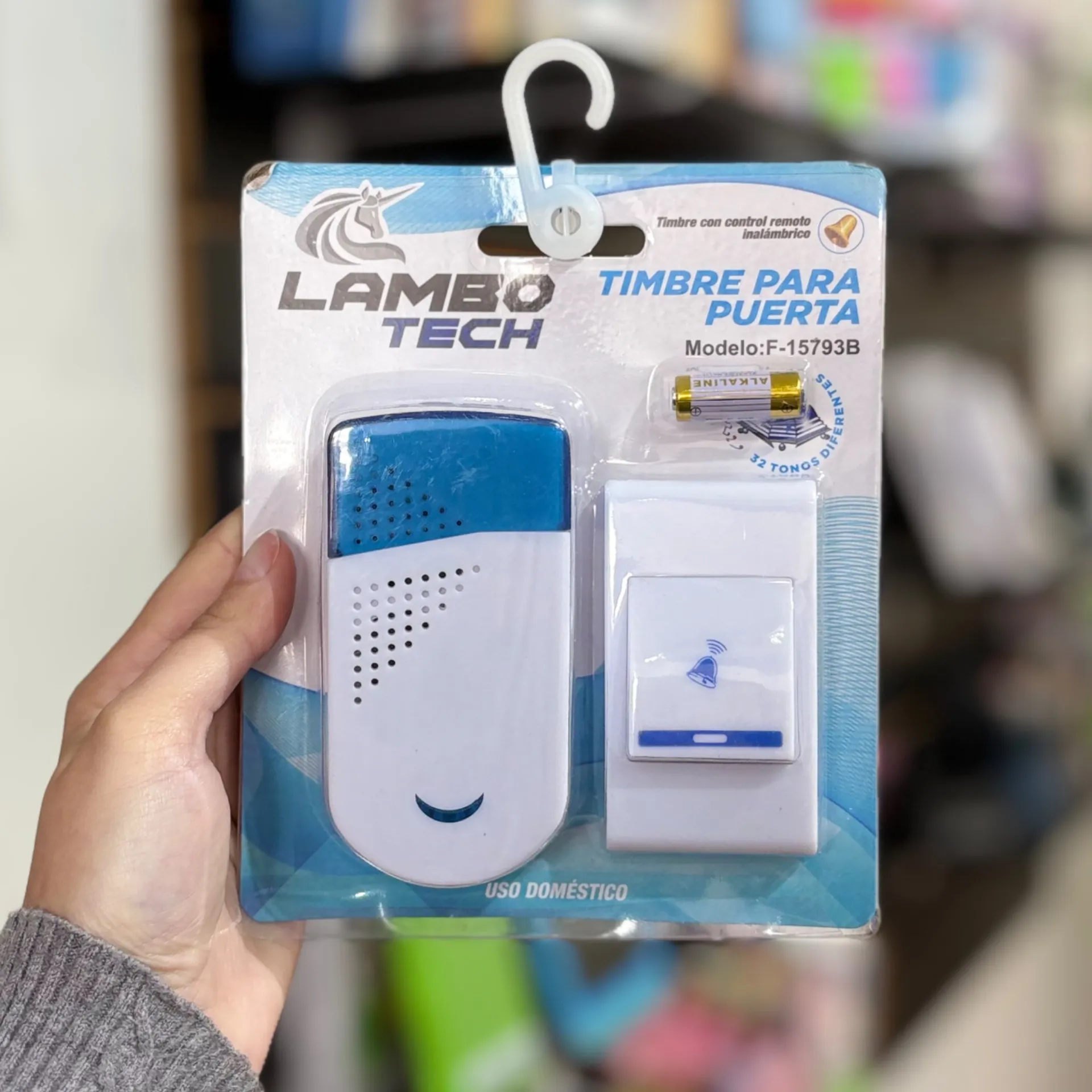 TIMBRE INALAMBRICO CON ENCHUFE