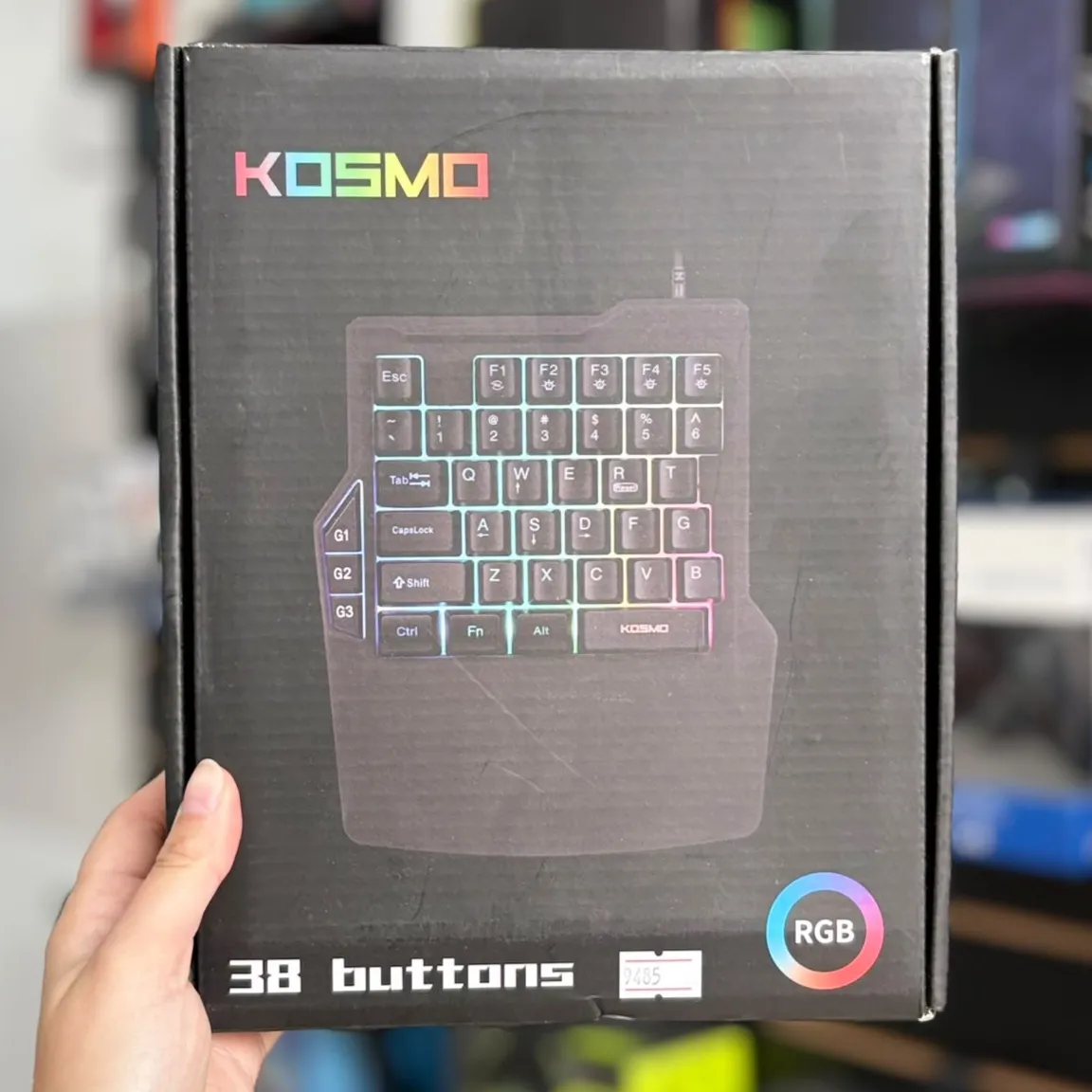 TACLADO GAMER DE UNA MANO KOSMO KOS-TEC3
