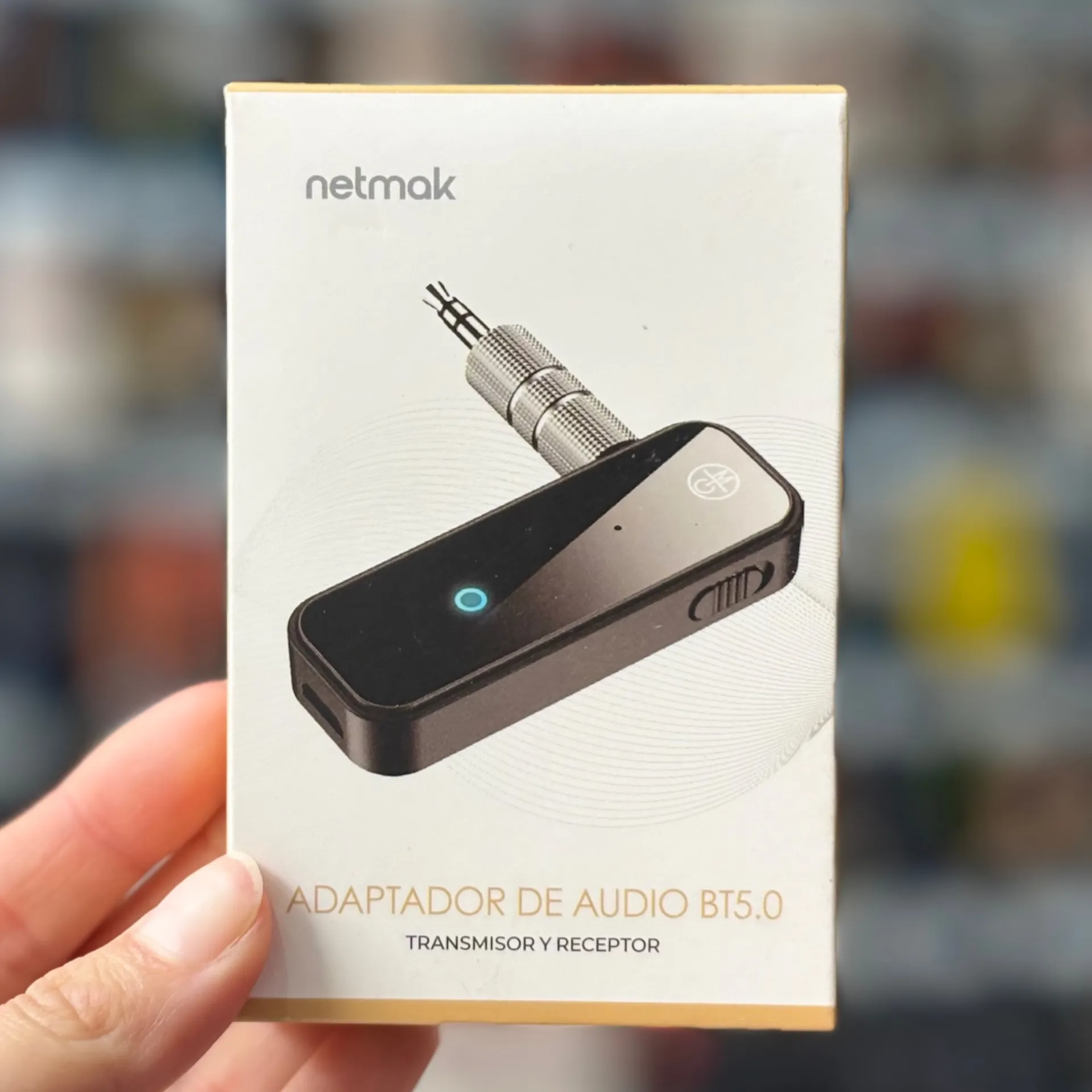 ADAPTADOR TRANSMISOR RECEPTOR NETMAK BT7