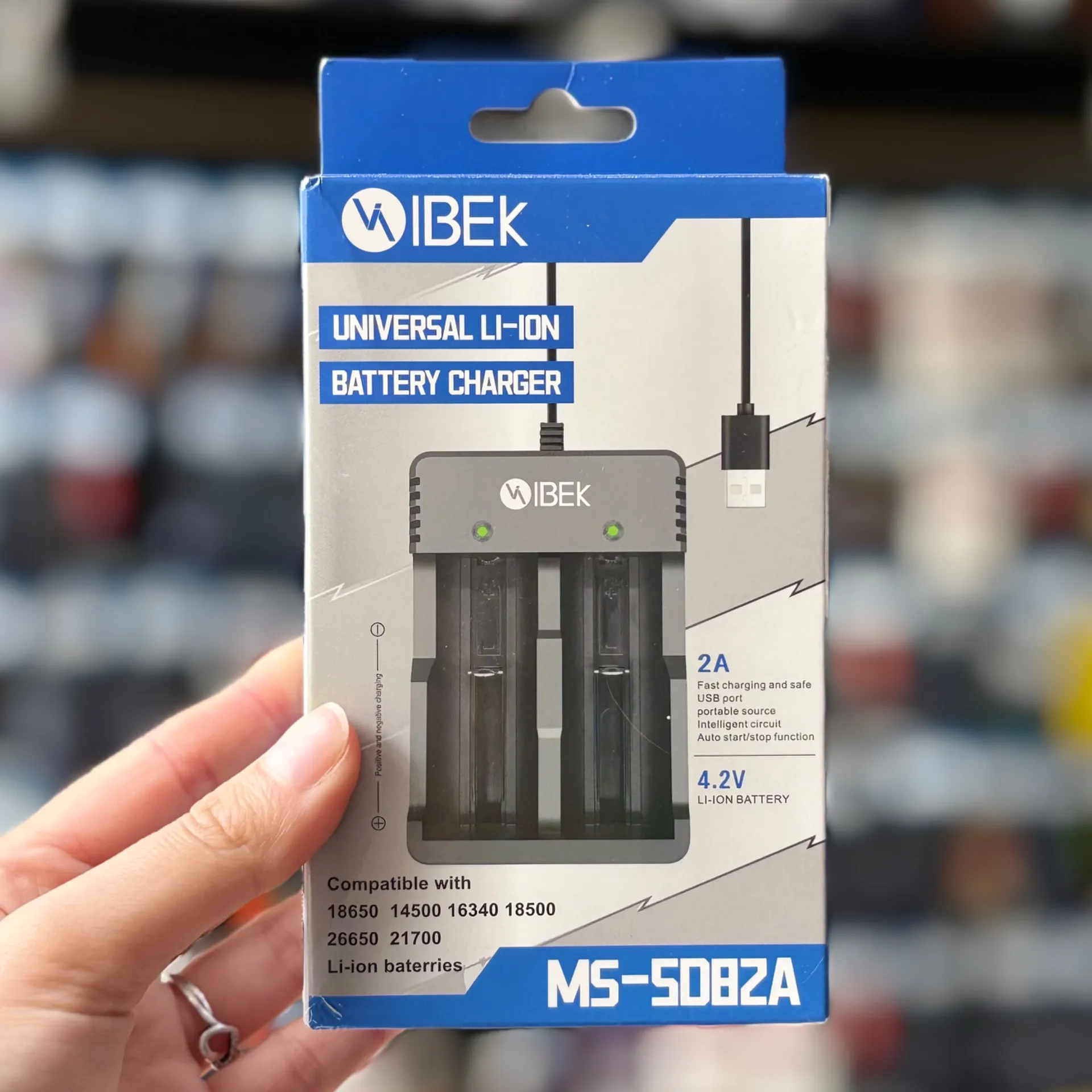 CARGADOR DE PILA IBEK MS-5D82A